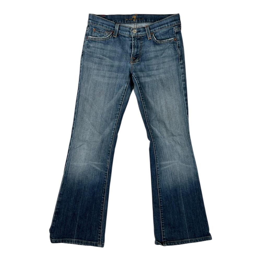 Vintage 7 For All Mankind Bootcut Jeans Women's 27 Blue Medium Wash Denim Y2K